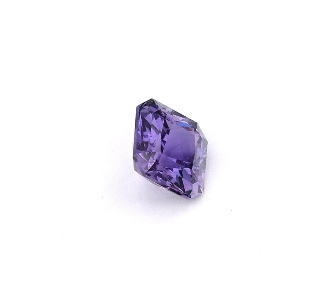9.10 Ct A++ Natural Purple Sapphire Asscher Cut GIE Certified Loose Gemstone