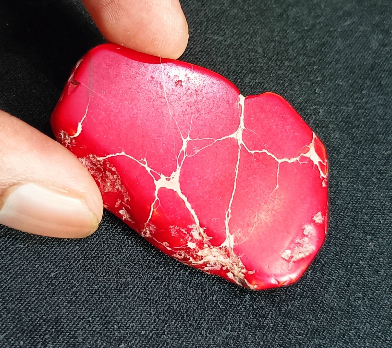 82.70 Ct Natural Arizona Superior Red Turquoise Slab Rough Certified Gemstone