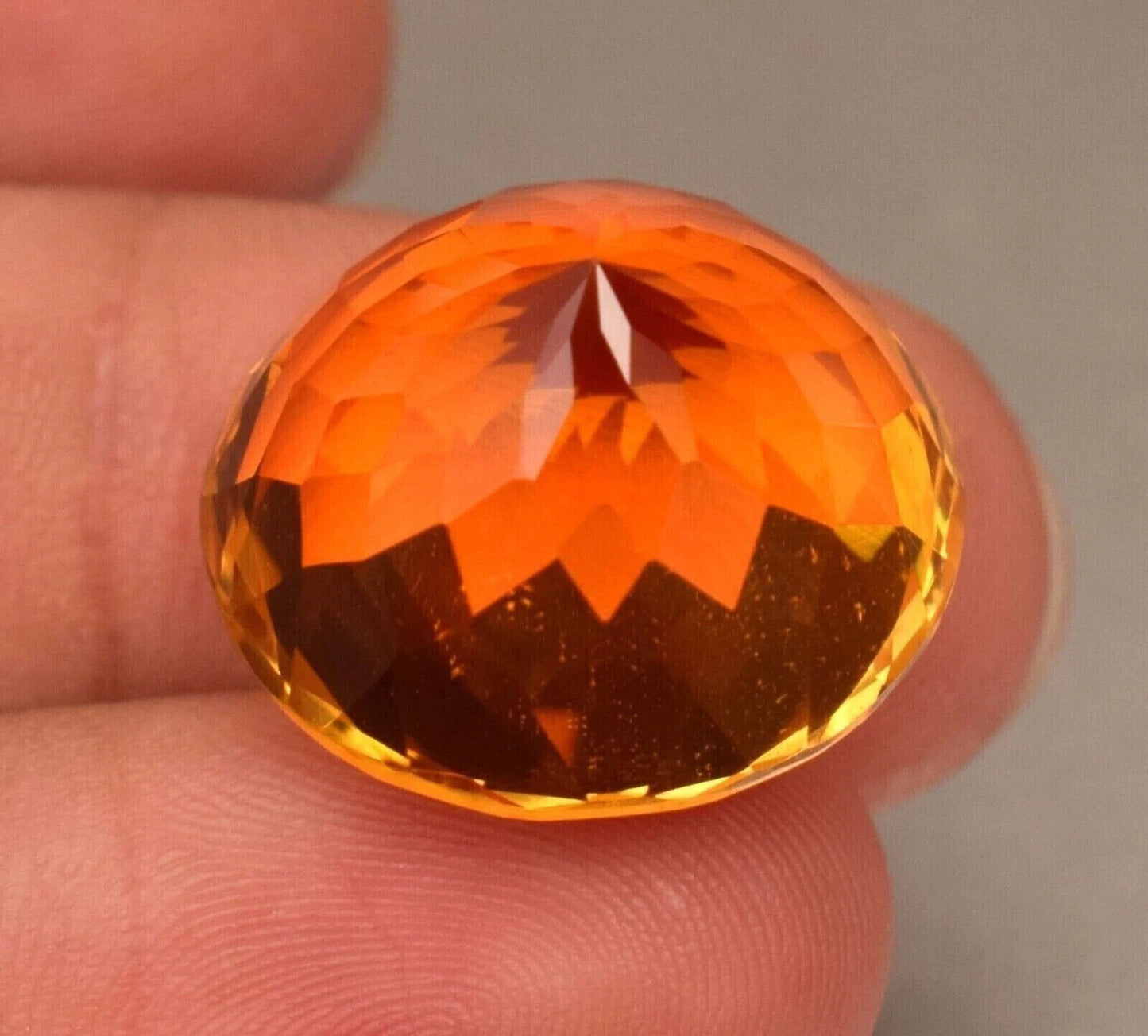 Natural EGL Certified 100 Ct Round Cut Yellow Citrine Brazilian Loose Gemstone