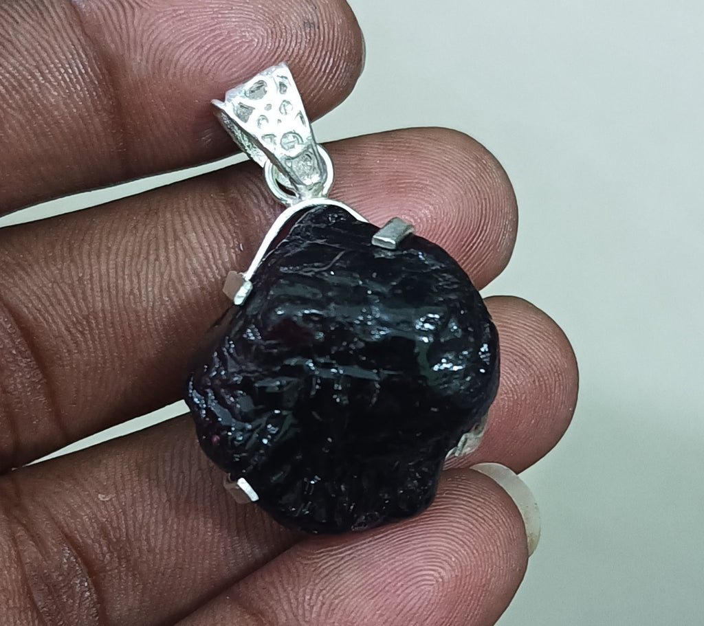 EGL Certified 101.35 Ct Natural PAINITE 925 Solid Silver Pendant LOOSE Gemstone