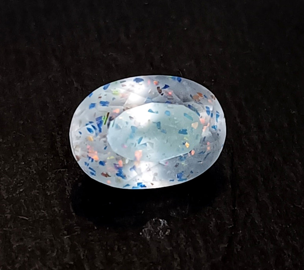 12.80Ct Lepidocrocite Bloodshot Oval Natural Super Seven Cacoxenite Jewlery Gems