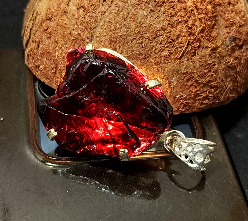 EGL Certified 78.65 Ct Natural PAINITE 925 Solid Silver Pendant LOOSE Gemstone