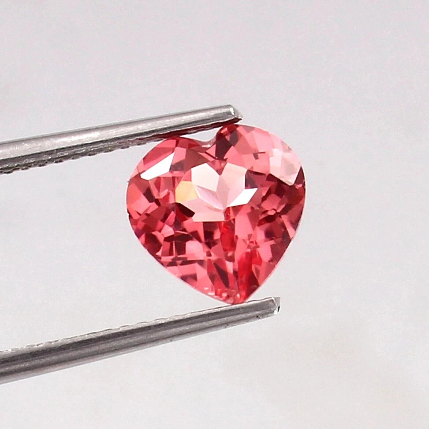 14.55 Ct Certified Heart Cut Natural Padparadscha Sapphire Loose Gemstone