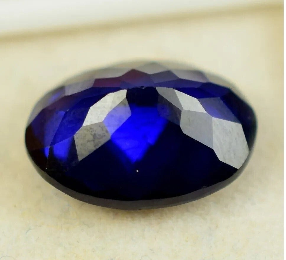 10.00 Ct AAA+ Natural Kashmiri Blue Sapphire Loose Gemstone Cut EGL Certified