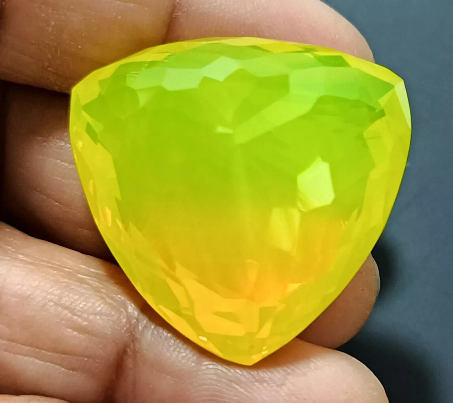 Natural YELLOW Opal 101.25 Ct Welo Australian EGL Certified LOOSE Gemstone