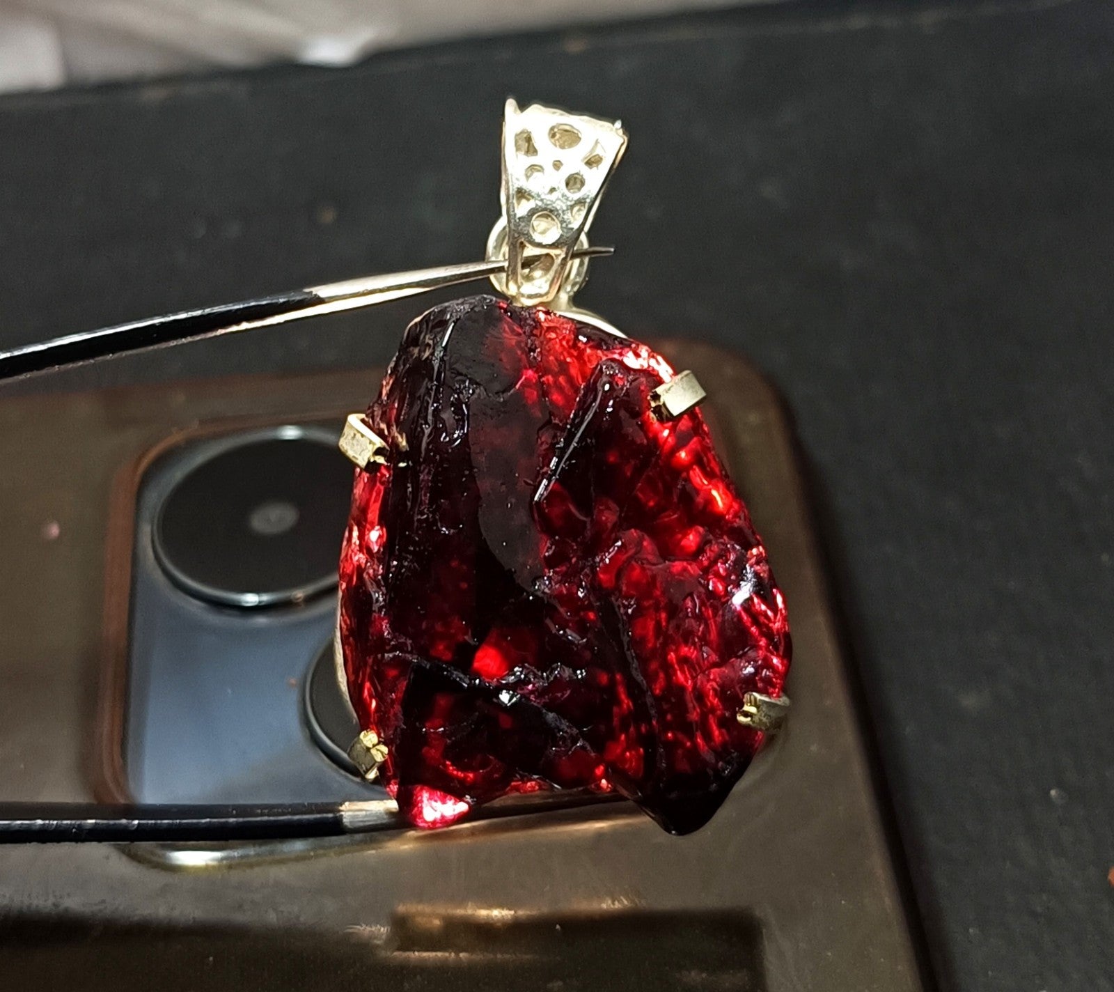 EGL Certified 78.65 Ct Natural PAINITE 925 Solid Silver Pendant LOOSE Gemstone