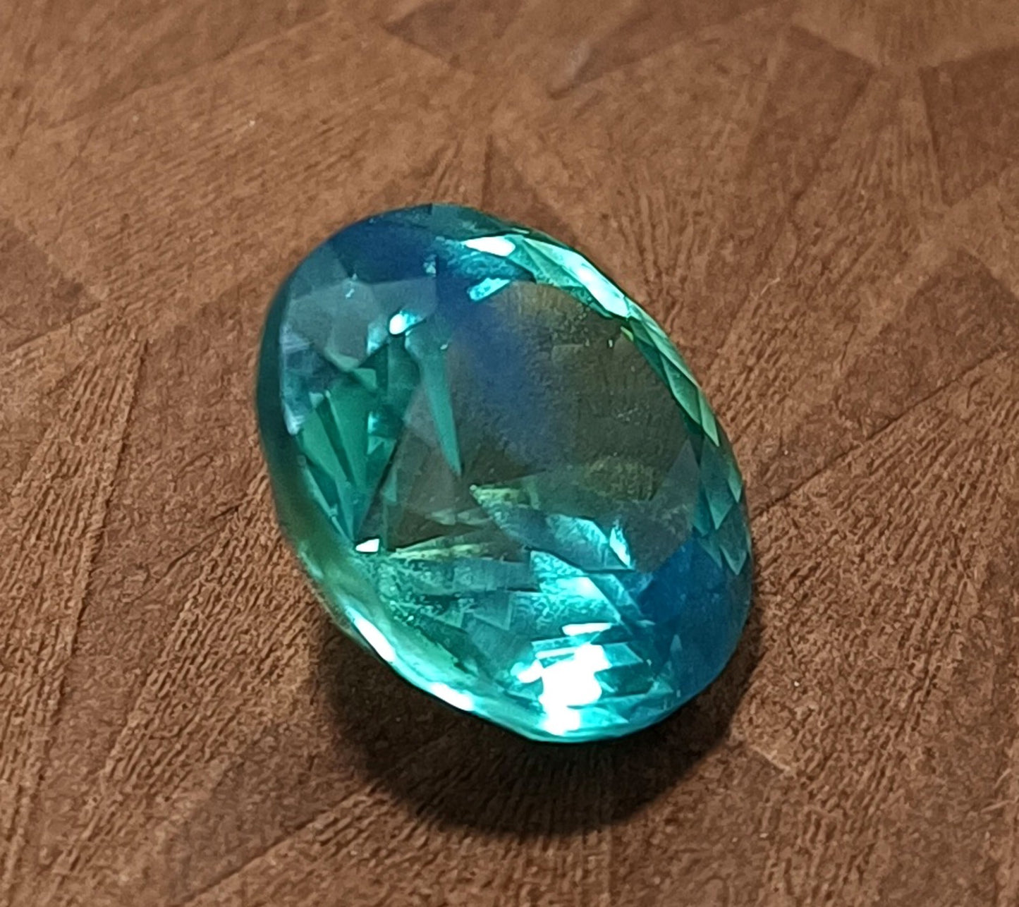 Paraiba Blue  Green Tourmaline Round Cut 12.90 Ct Certified Natural Loose Gems