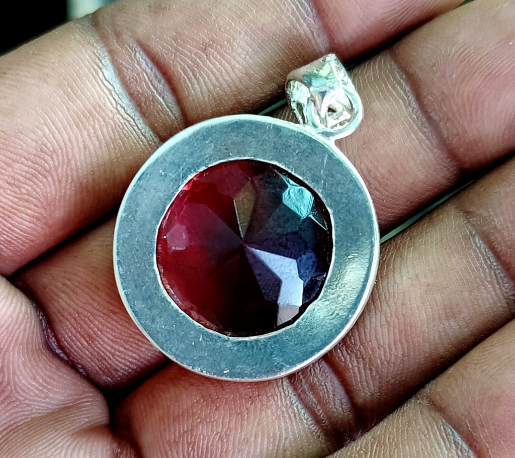 88.15 Ct Natural Zultanite 925 Silver Round Cut Pendant Loose Gems EGL Certified