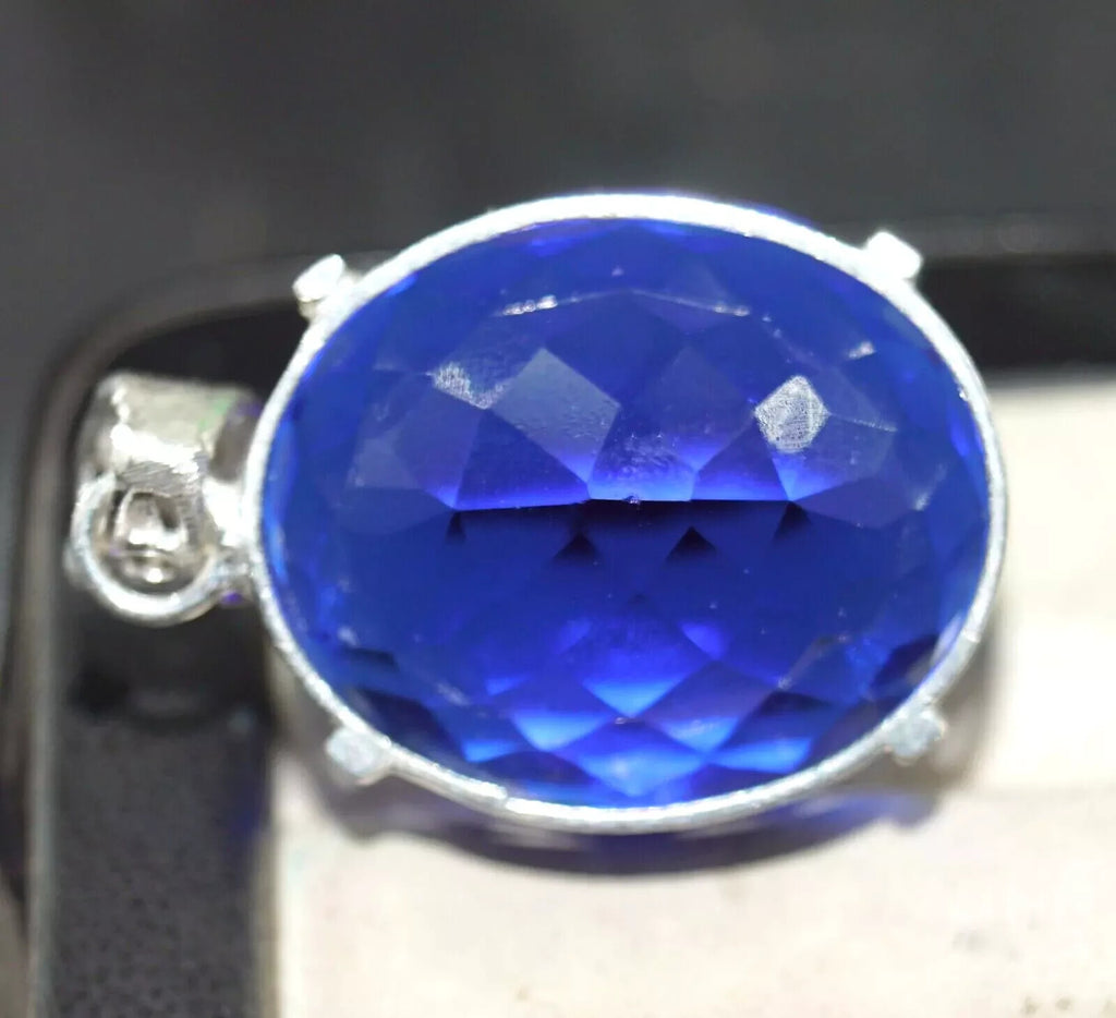 Certified Natural Topaz 925 Solid Silver Pendant 147.05 Ct Oval Loose Gemstone