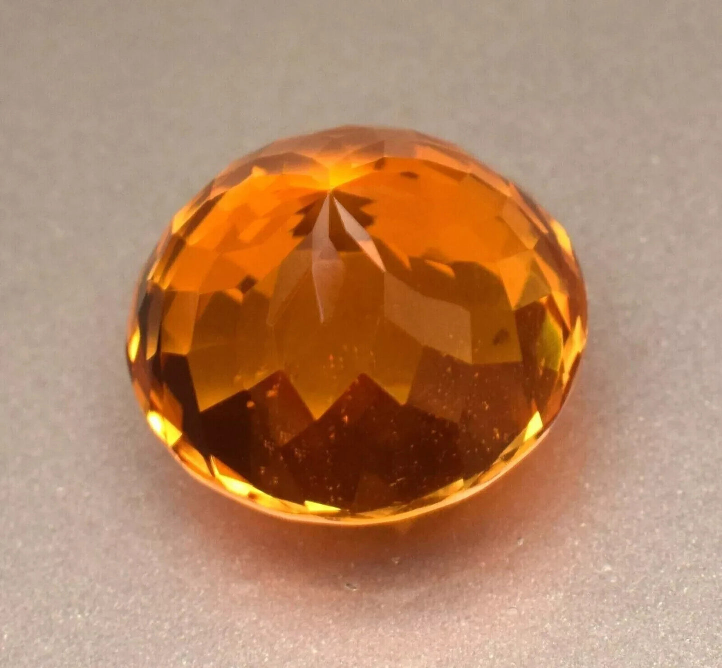 Natural EGL Certified 100 Ct Round Cut Yellow Citrine Brazilian Loose Gemstone