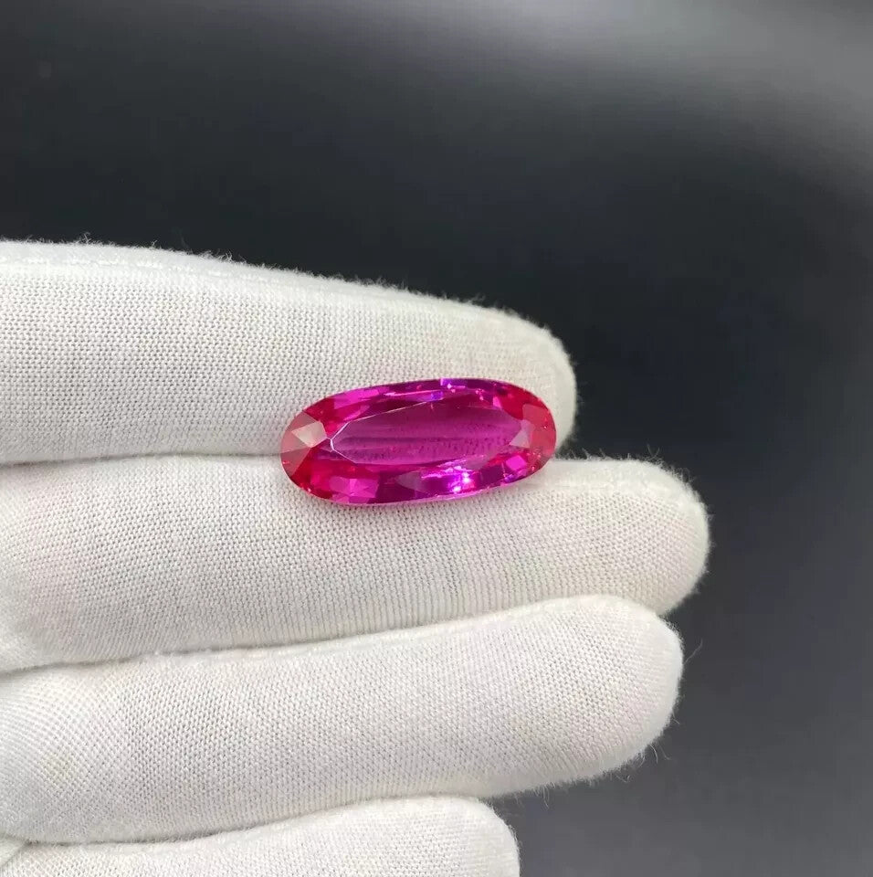 Top Quality Natural Oval Cut Ceylon Pink Sapphire Loose Gemstone 22 Ct