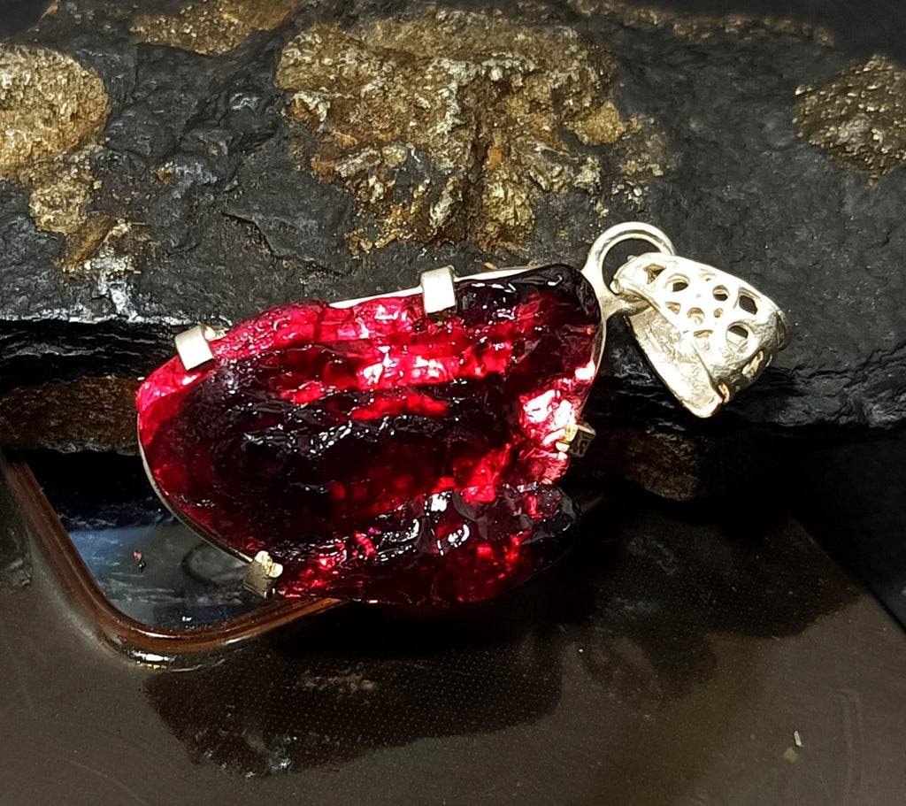 EGL Certified 75.25 Ct Natural PAINITE 925 Solid Silver Pendant LOOSE Gemstone