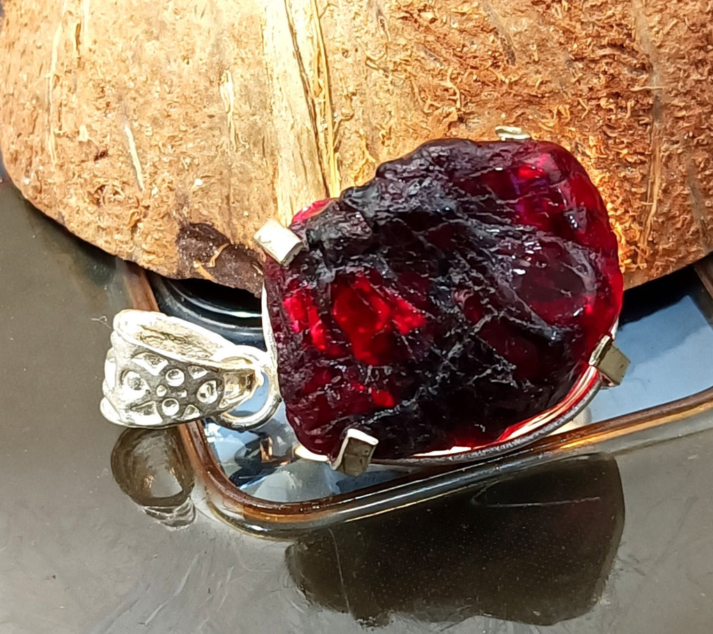 EGL Certified 99.05 Ct Natural PAINITE 925 Solid Silver Pendant LOOSE Gemstone