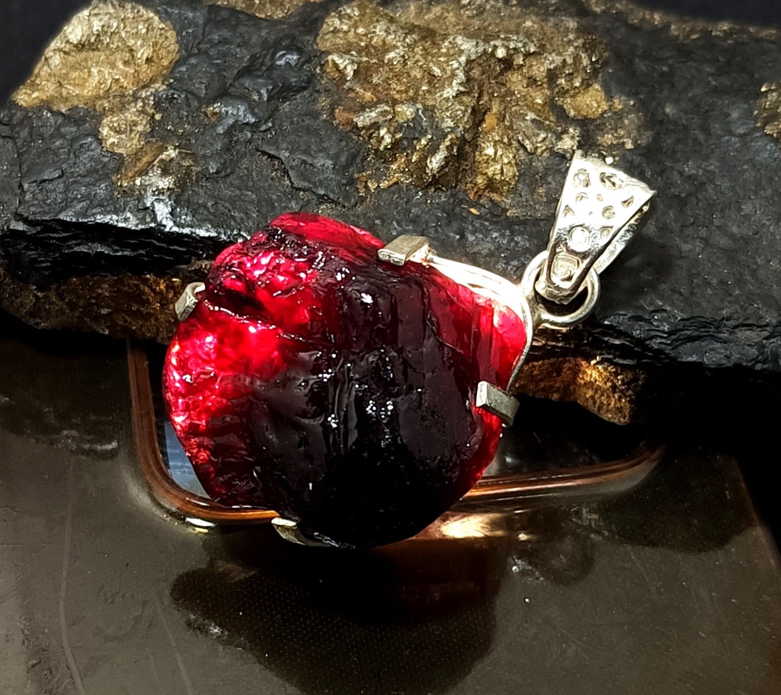 EGL Certified 101.35 Ct Natural PAINITE 925 Solid Silver Pendant LOOSE Gemstone