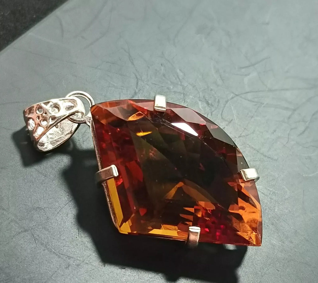 EGL Certified 73.70 Ct FANCY Natural Zultanite 925 Silver Pendant Loose Gemstone