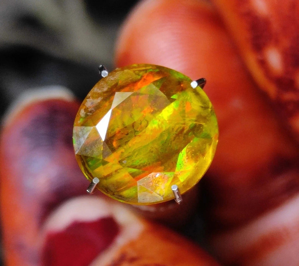 2 CT Natural Bi- Color Pitambari Sapphire Round Cut Loose GIE Certified Gemstone