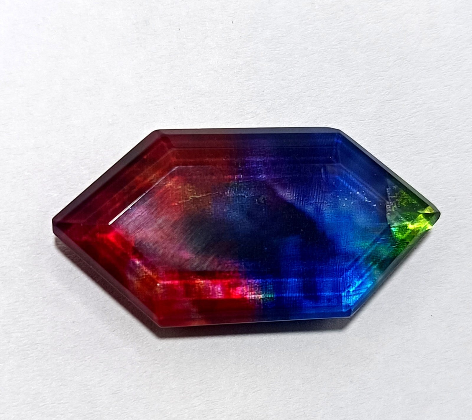 50.40 Ct Natural Ammolite Opal-Like Organic Doublet CERTIFIED Loose GEMSTONE