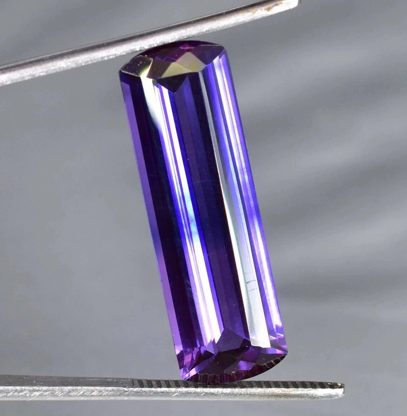 20.35 Ct Natural EGL Certified Bi-Color Alexandrite Fancy Cut Loose Gemstone