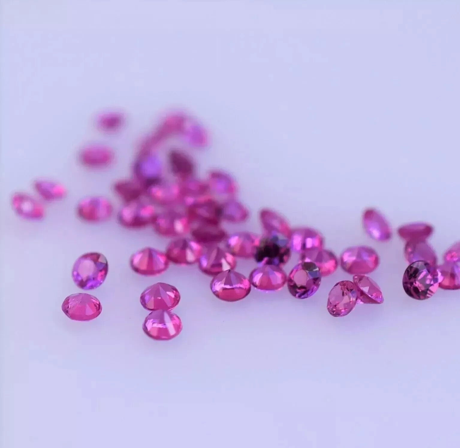 Natural Certified Pink Sapphire Round Diamond Cut 3 mm lot 15 Pcs Loose Gemstone