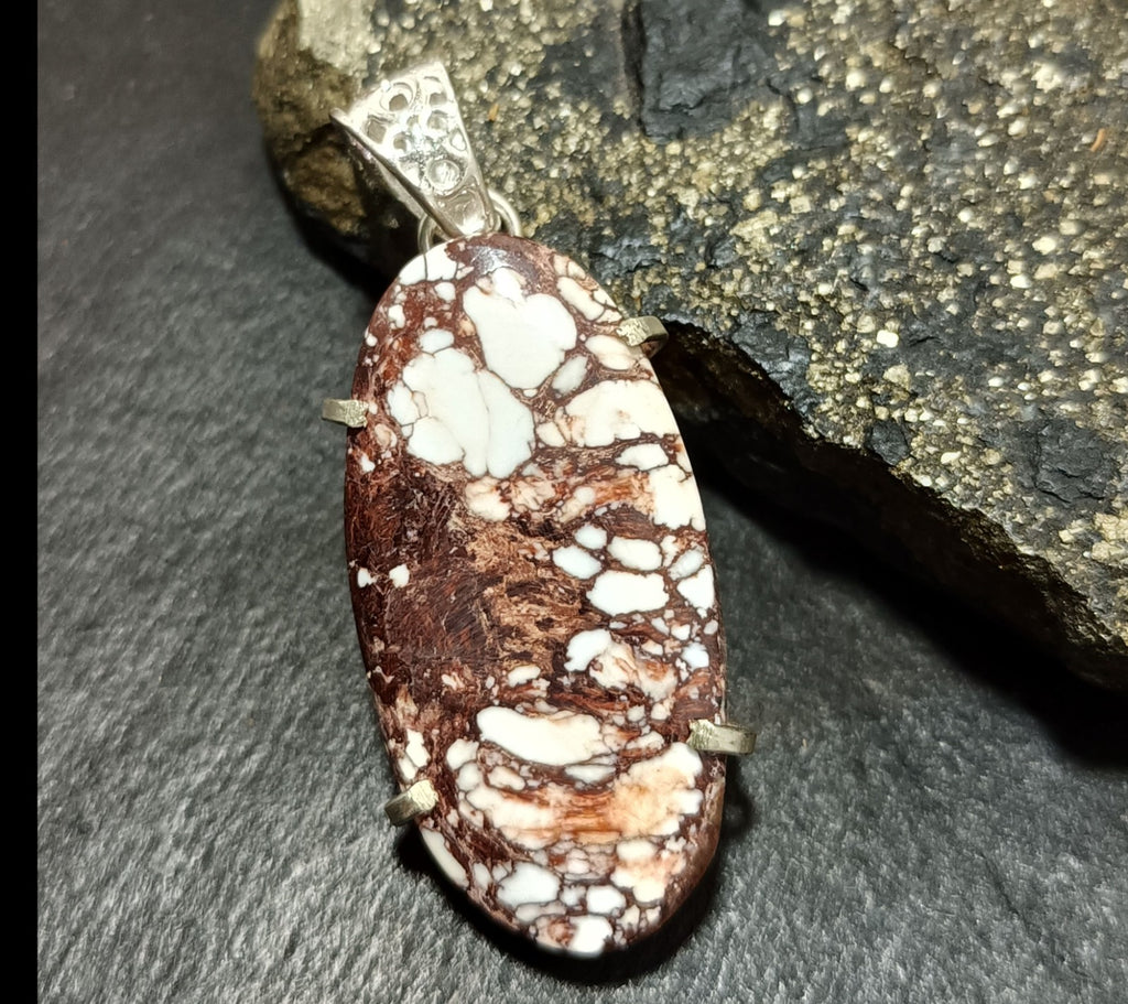 "Natural Turquoise Pendant Necklace – Sterling Silver Charm for Women" 58.35 Ct