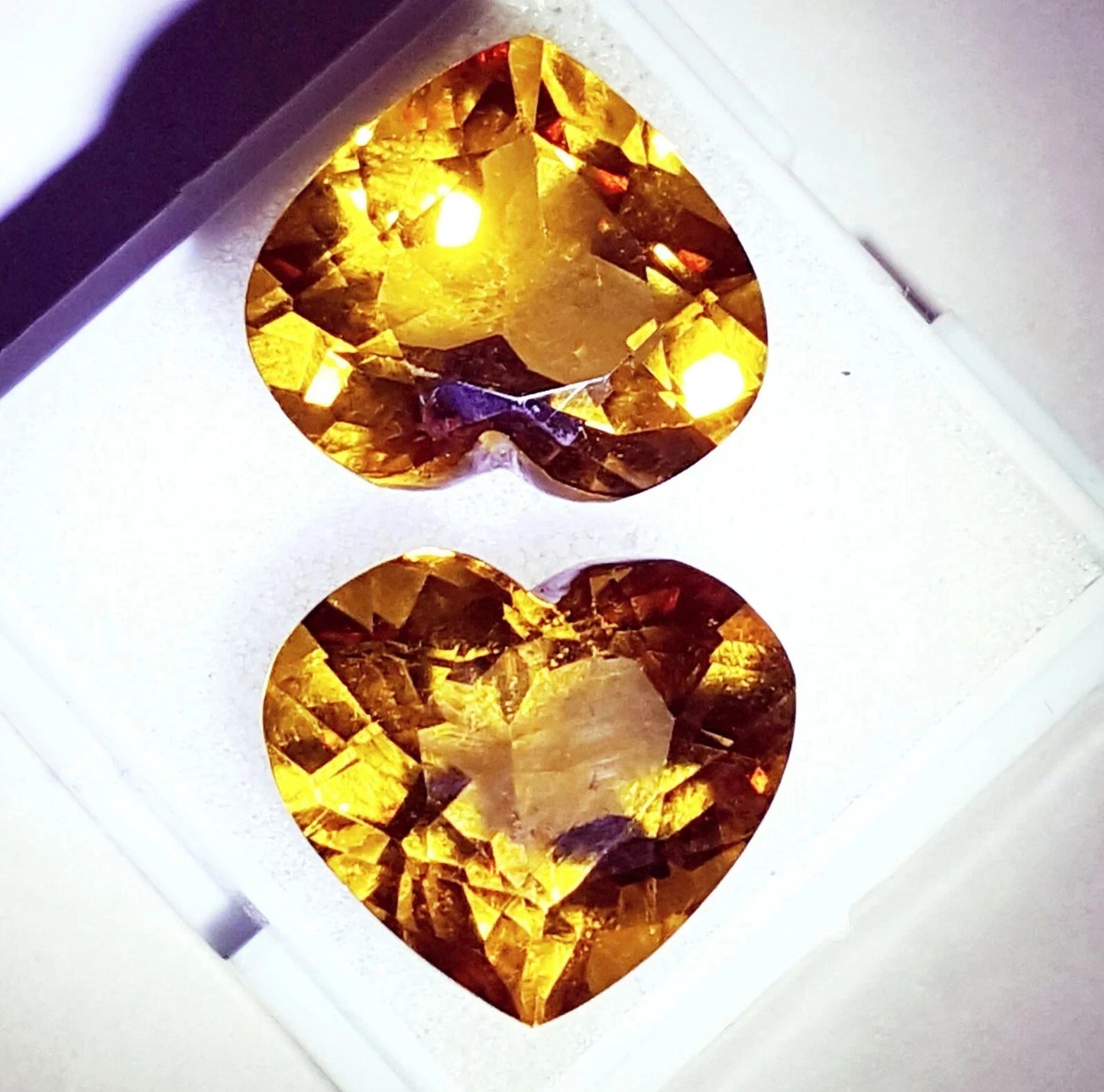 Natural Loose Gemstone Zultanite Color Change Heart Cut 14 Ct Pair Certified