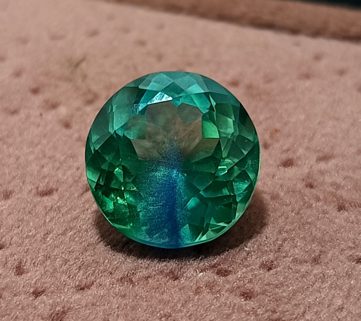 Paraiba Blue  Green Tourmaline Round Cut 12.90 Ct Certified Natural Loose Gems