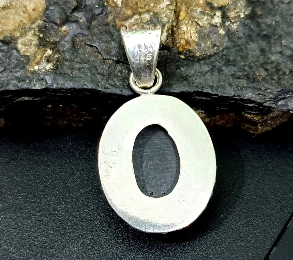 Sterling Silver Triplet Oval Opal Gemstone Handmade Pendant Jewelry 28.65 Ct