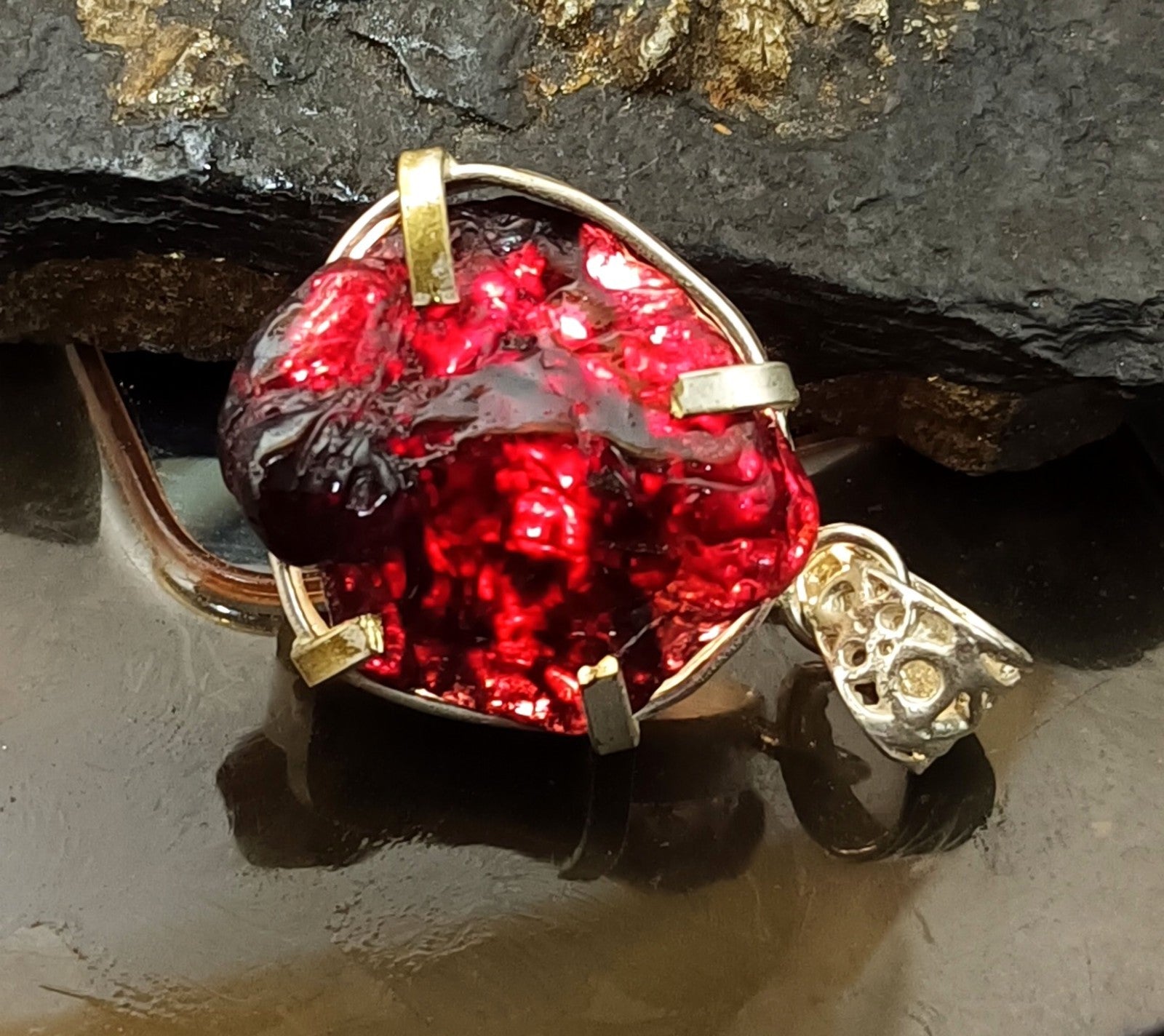 EGL Certified 64.65 Ct Natural PAINITE 925 Solid Silver Pendant LOOSE Gemstone