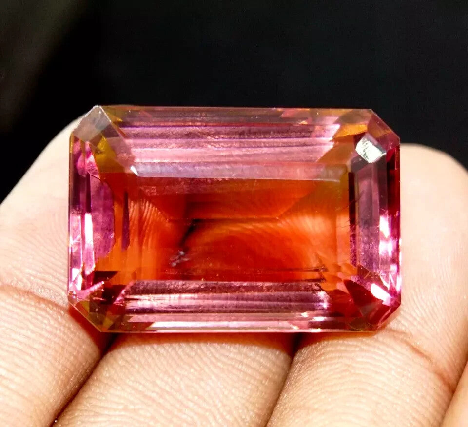 EGL Certified 76.75 Ct Natural Zultanite 7 Color Emerald Turkish Loose Gemstone