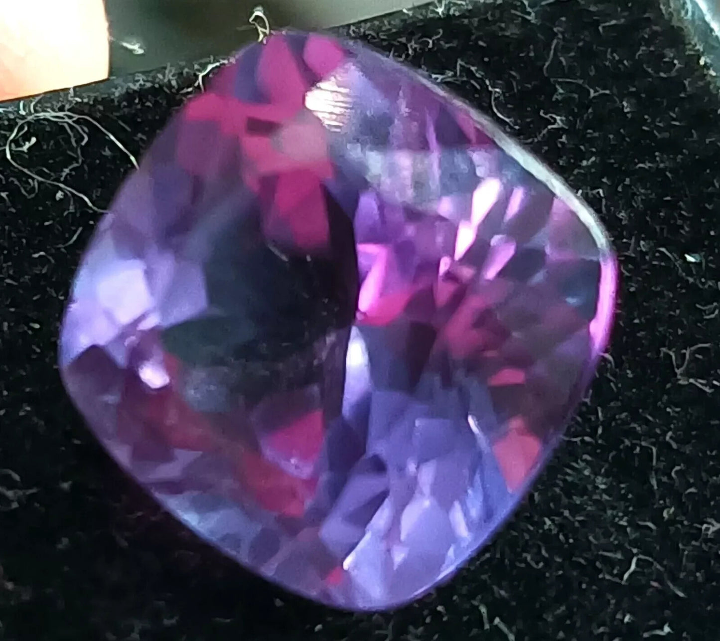 11.00 Ct NATURAL Loose Montana Bi-Color Sapphire Cushion Facet Loose GEMSTONE