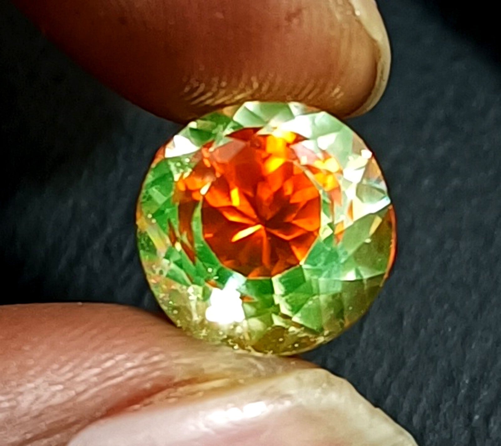 9.45 Ct A++ NATURAL Ceylon PITAMBARI Sapphire Bi-Color Certified Oval GEMSTONE