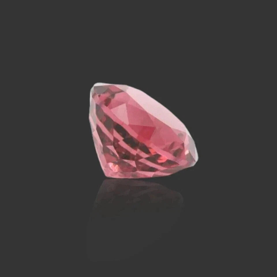 14 X 14 MM Natural Flawless Ceylon Padparadscha Sapphire Loose Gemstone 24.35 Ct