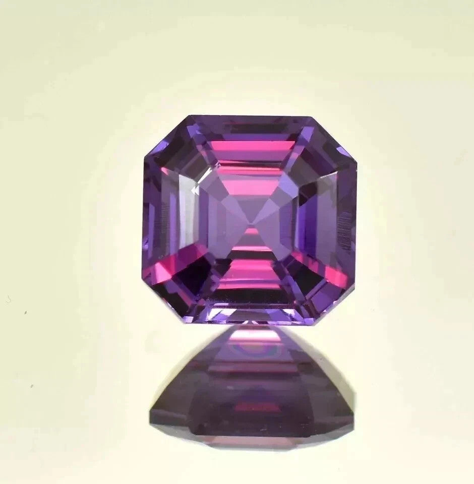 10.45 CT Certified Color Changing Natural Alexandrite Loose Gemstone Asscher Cut