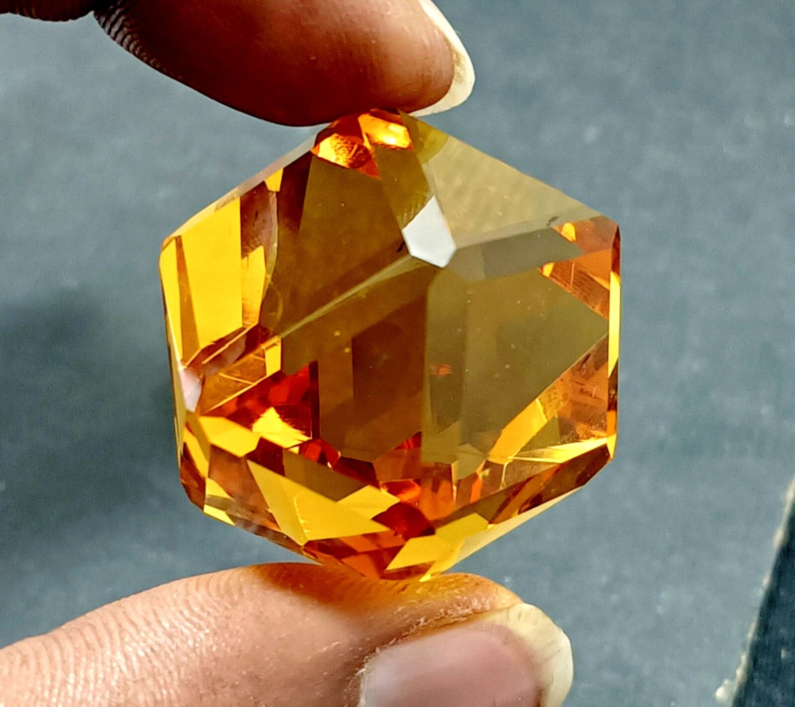 EGL Certified Natural 149.15 Ct Brazilian Yellow Topaz Fancy Cut Loose Gemstone
