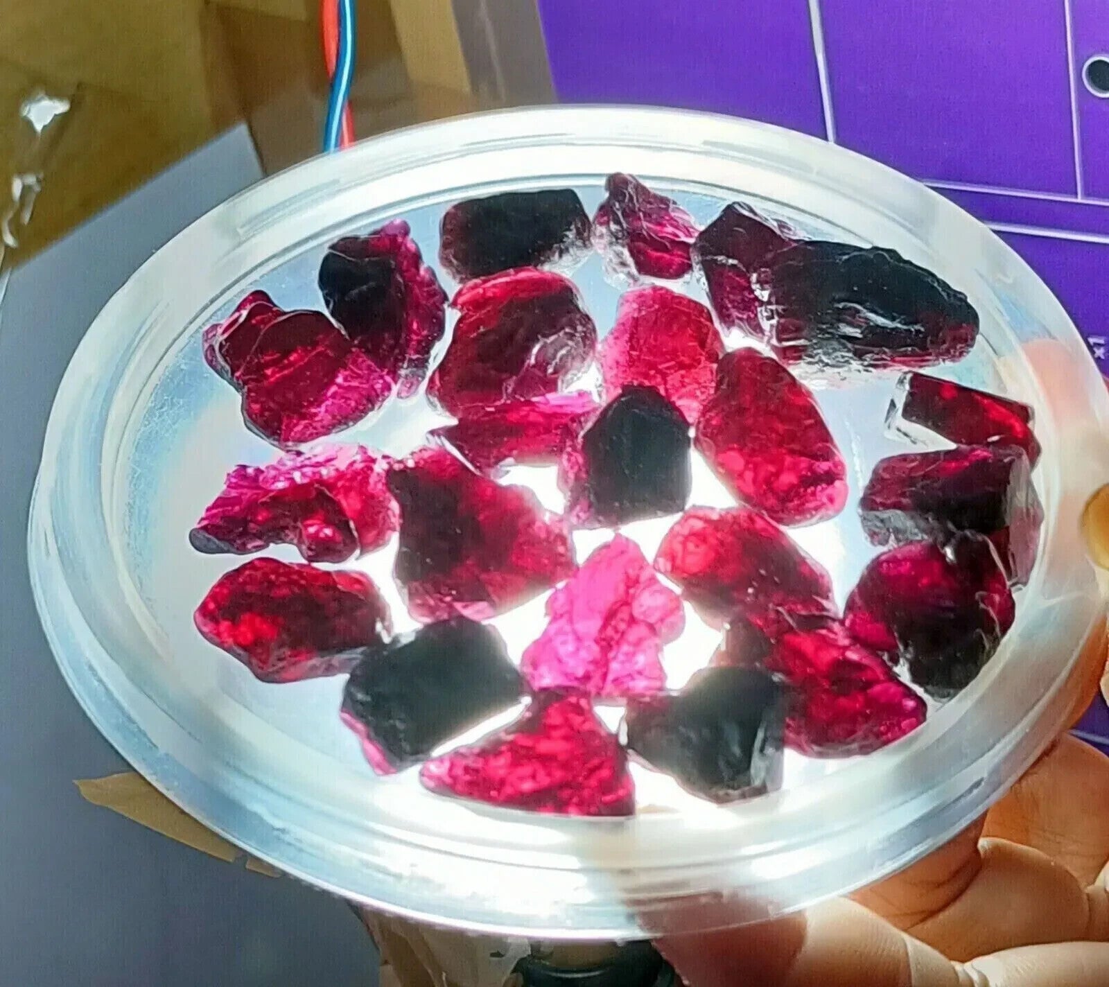 Certified Natural Red Painite Rough Burmese Facet 2000 Ct Raw Loose Lot Gemstone