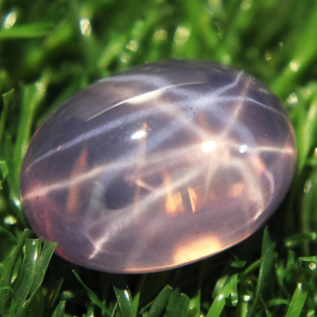 20 Ct 6 Rays Pink Star Sapphire Oval Cabochon Huge Loose Certified Gemstones