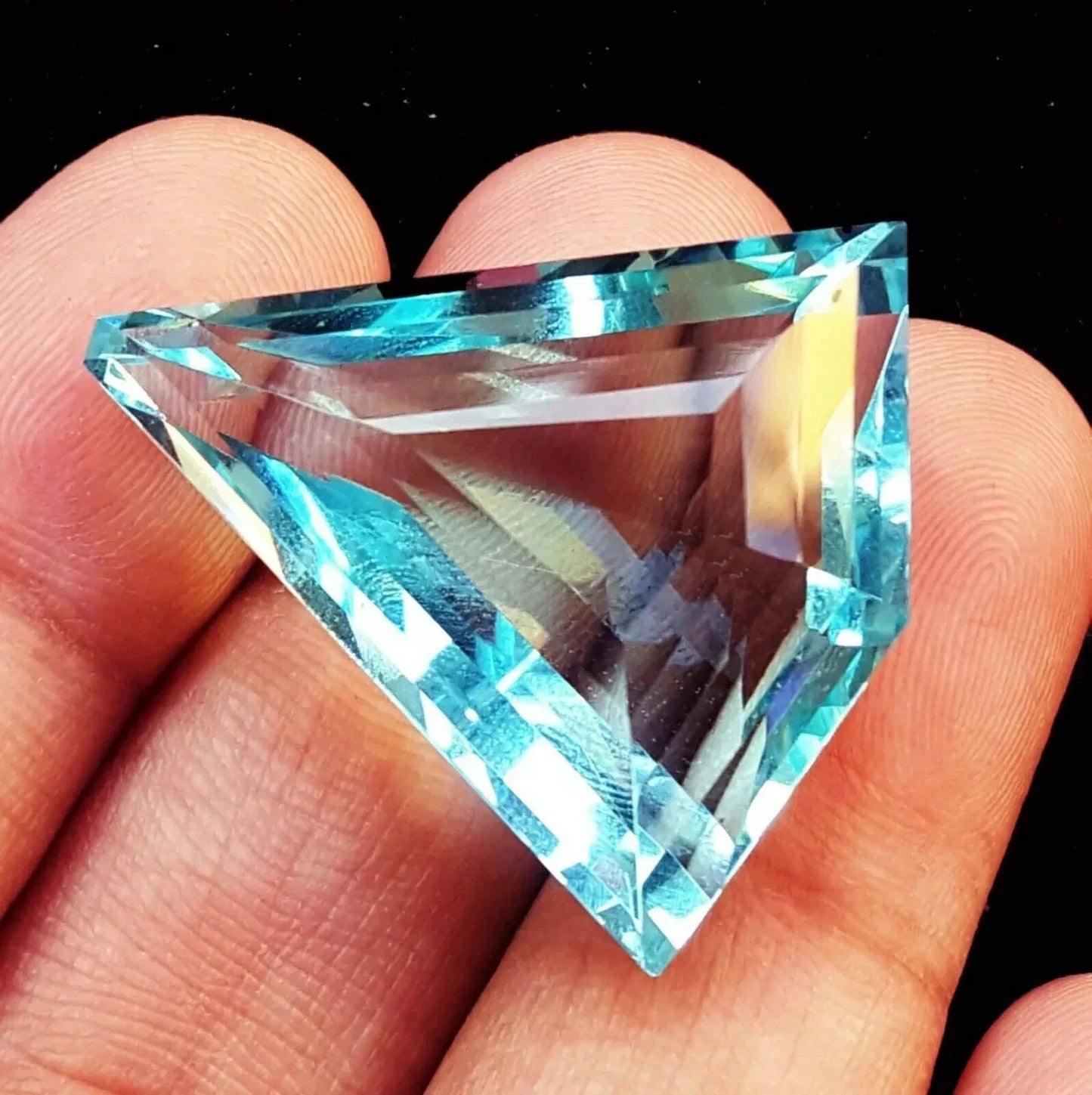 Natural Loose Topaz Fancy Shape 50 Ct Certified Beautiful Gemstone