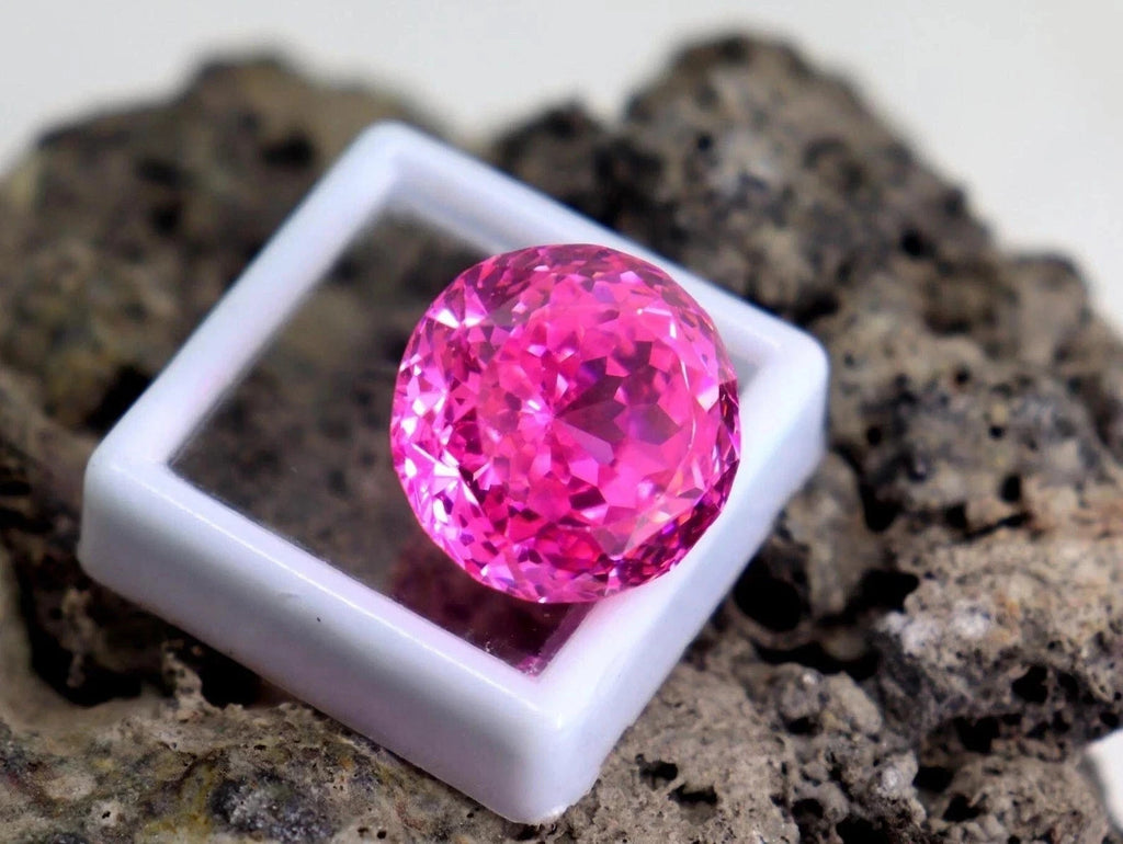 EGL 198.50 Ct Certified Natural Pink Zircon Cambodian Oval Cut Loose Gemstone