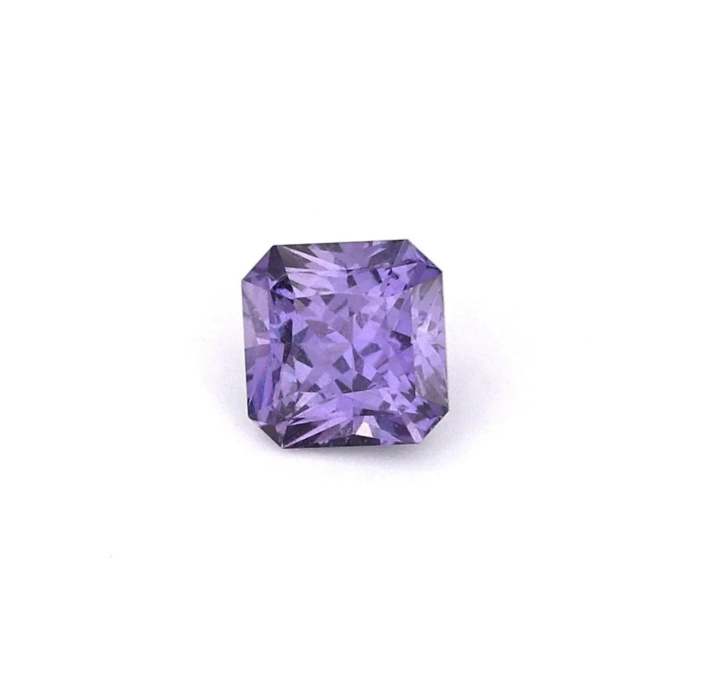 9.10 Ct A++ Natural Purple Sapphire Asscher Cut GIE Certified Loose Gemstone