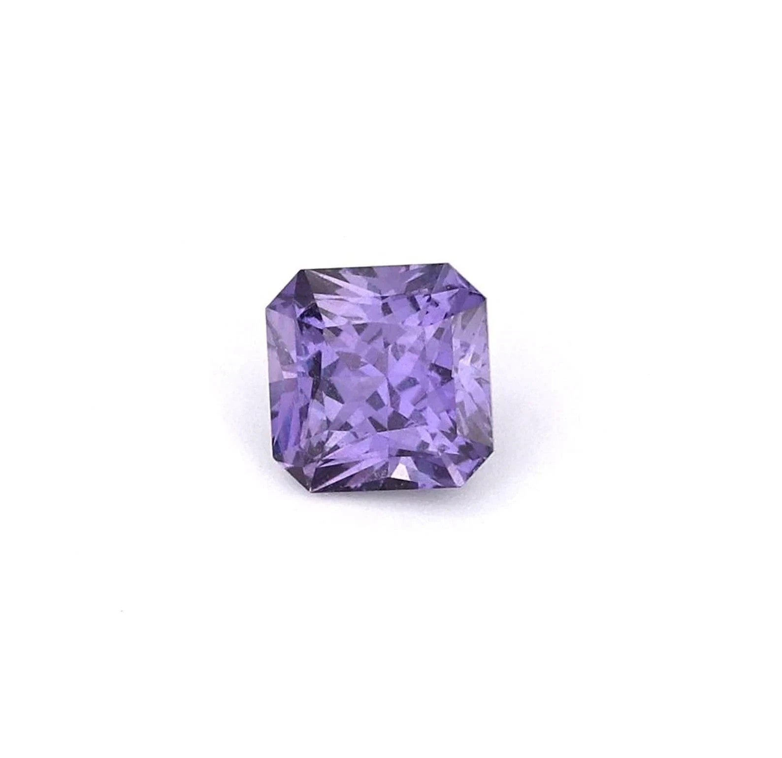 9.10 Ct A++ Natural Purple Sapphire Asscher Cut GIE Certified Loose Gemstone