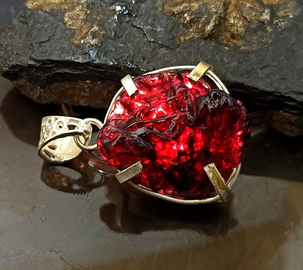 EGL Certified 64.65 Ct Natural PAINITE 925 Solid Silver Pendant LOOSE Gemstone