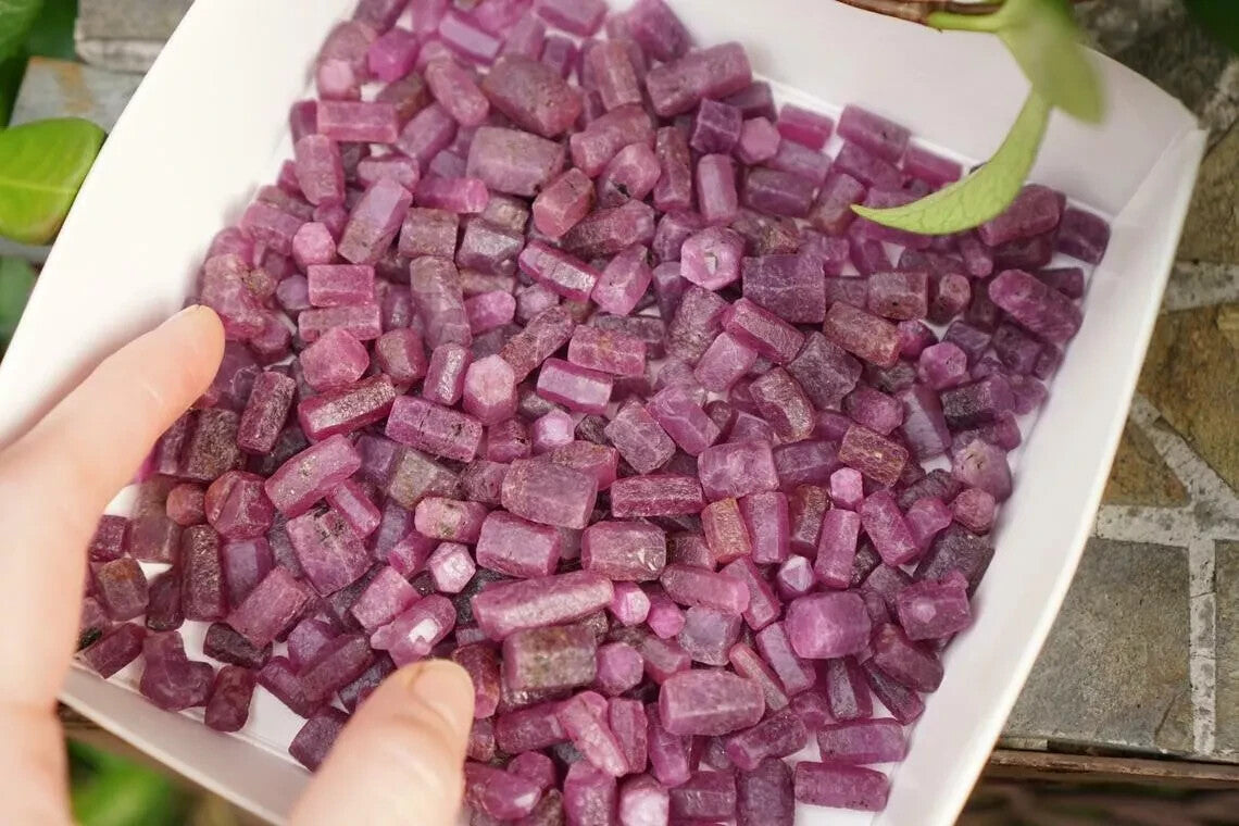 100.00% Natural Mozambique Red Ruby Facet Grade Gemstone Rough Lot AAA+ 300 Ct