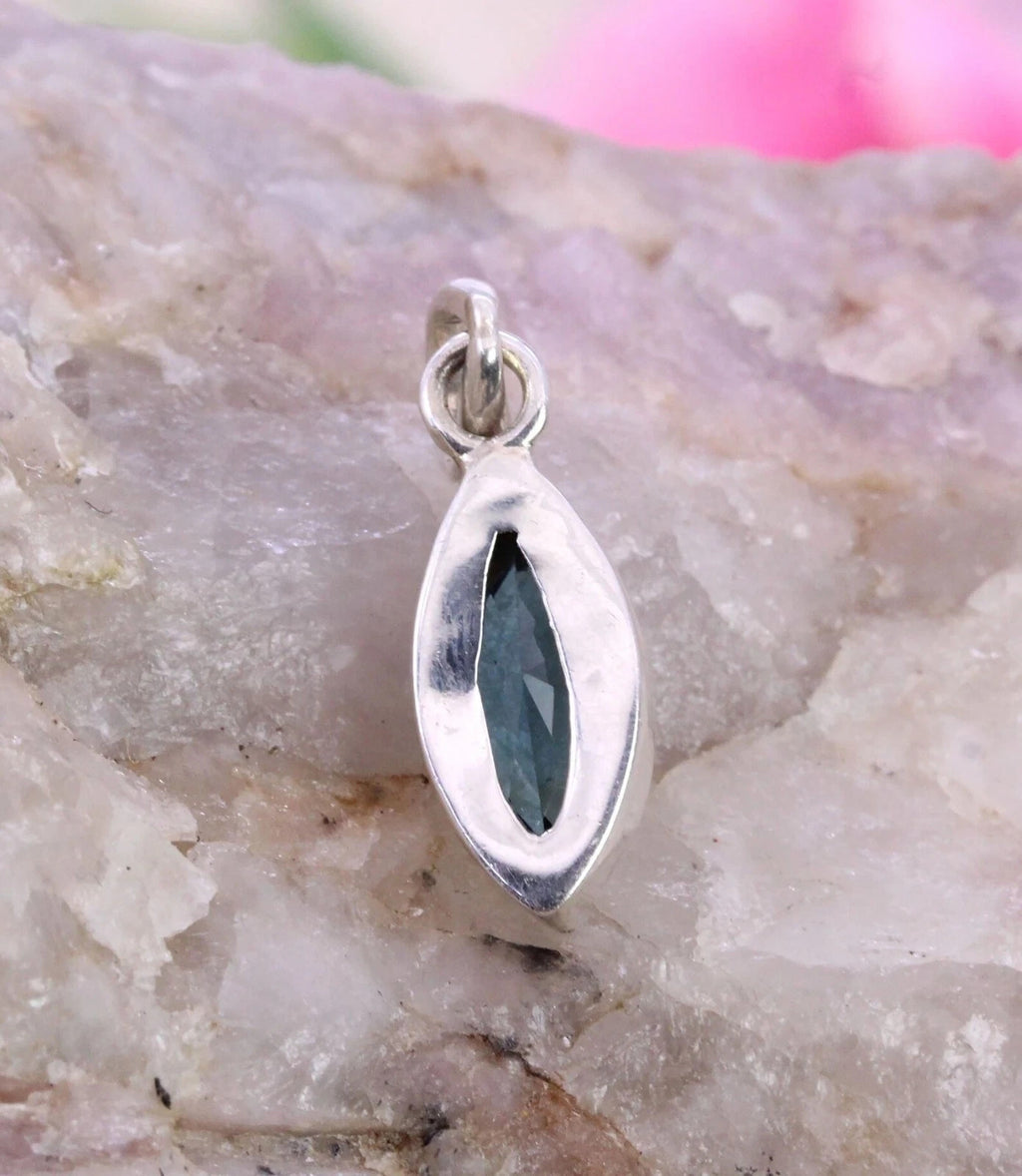 32.80Ct Certified Natural Topaz 925 Solid Silver Marquise Pendant Loose Gemstone