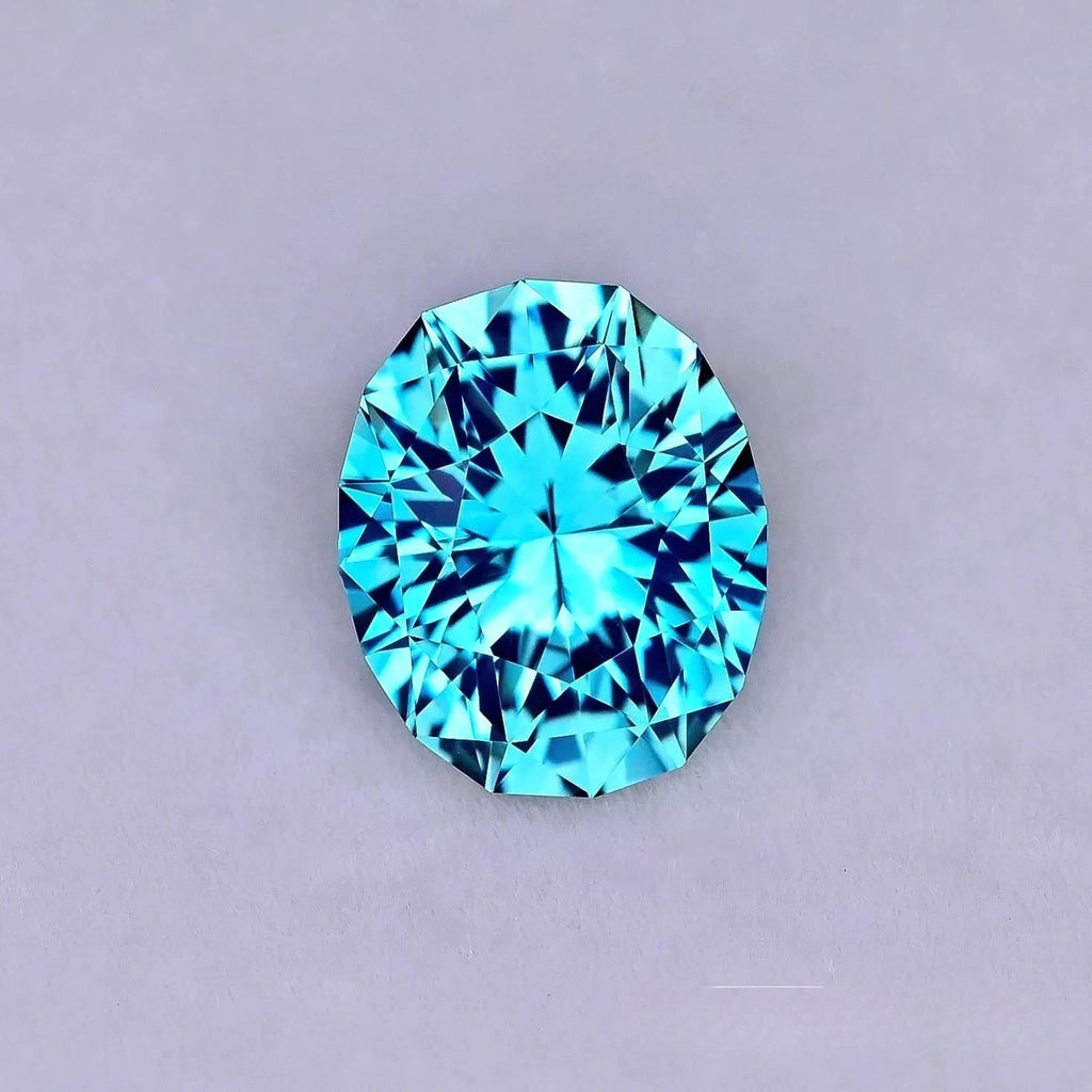 10.79 Ct Natural Paraiba Tourmaline Certified Gemstone – Brilliant Neon Blue Precision Cut Stone, Rare Investment Grade Gem for Statement Jewelry