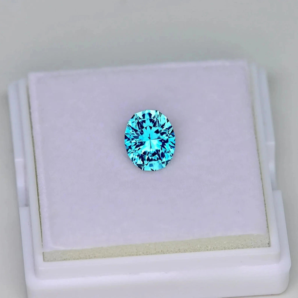10.79 Ct Natural Paraiba Tourmaline Certified Gemstone – Brilliant Neon Blue Precision Cut Stone, Rare Investment Grade Gem for Statement Jewelry