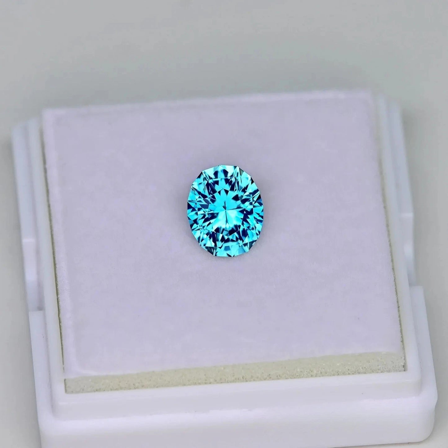10.79 Ct Natural Paraiba Tourmaline Certified Gemstone – Brilliant Neon Blue Precision Cut Stone, Rare Investment Grade Gem for Statement Jewelry